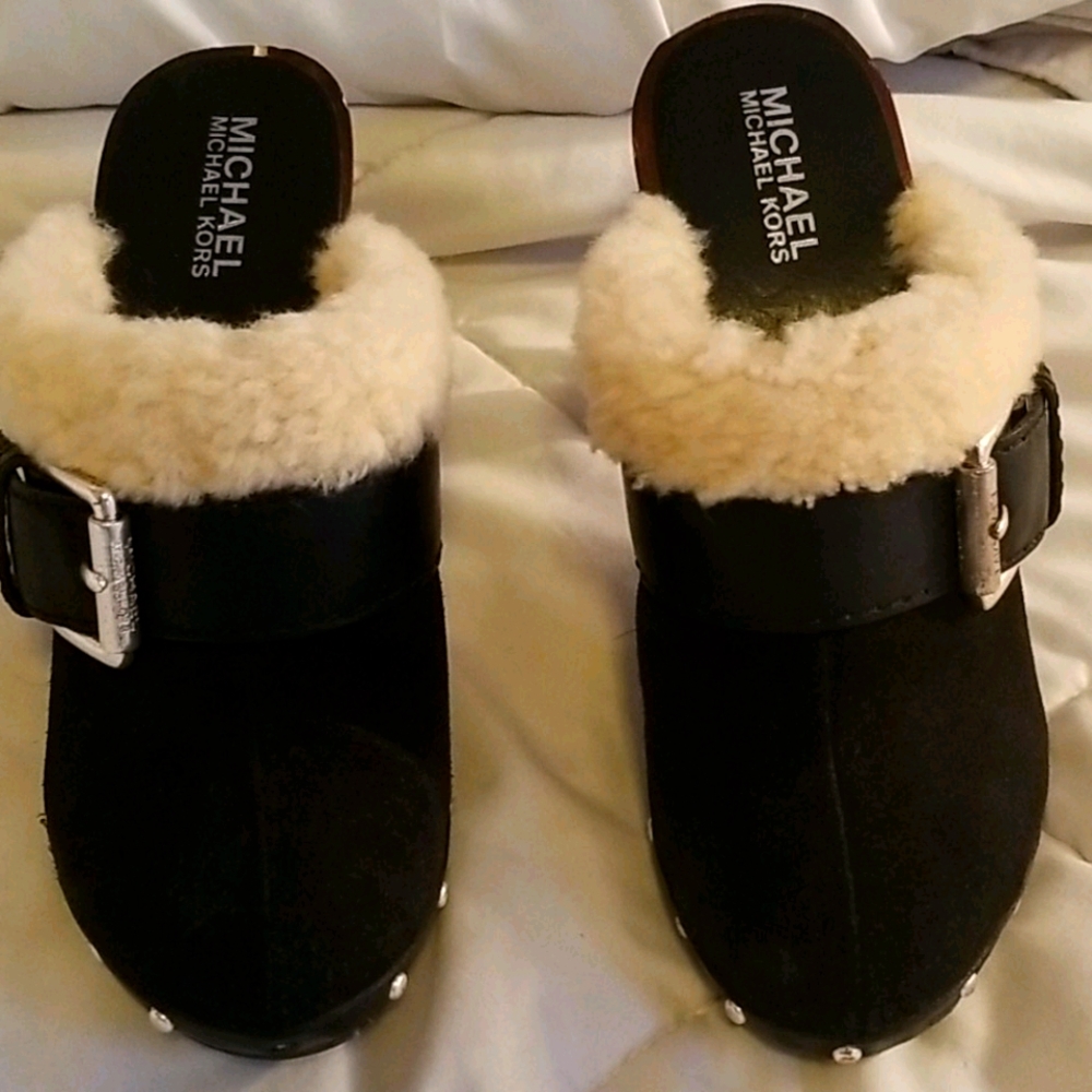 MK heeled slip-on Booties